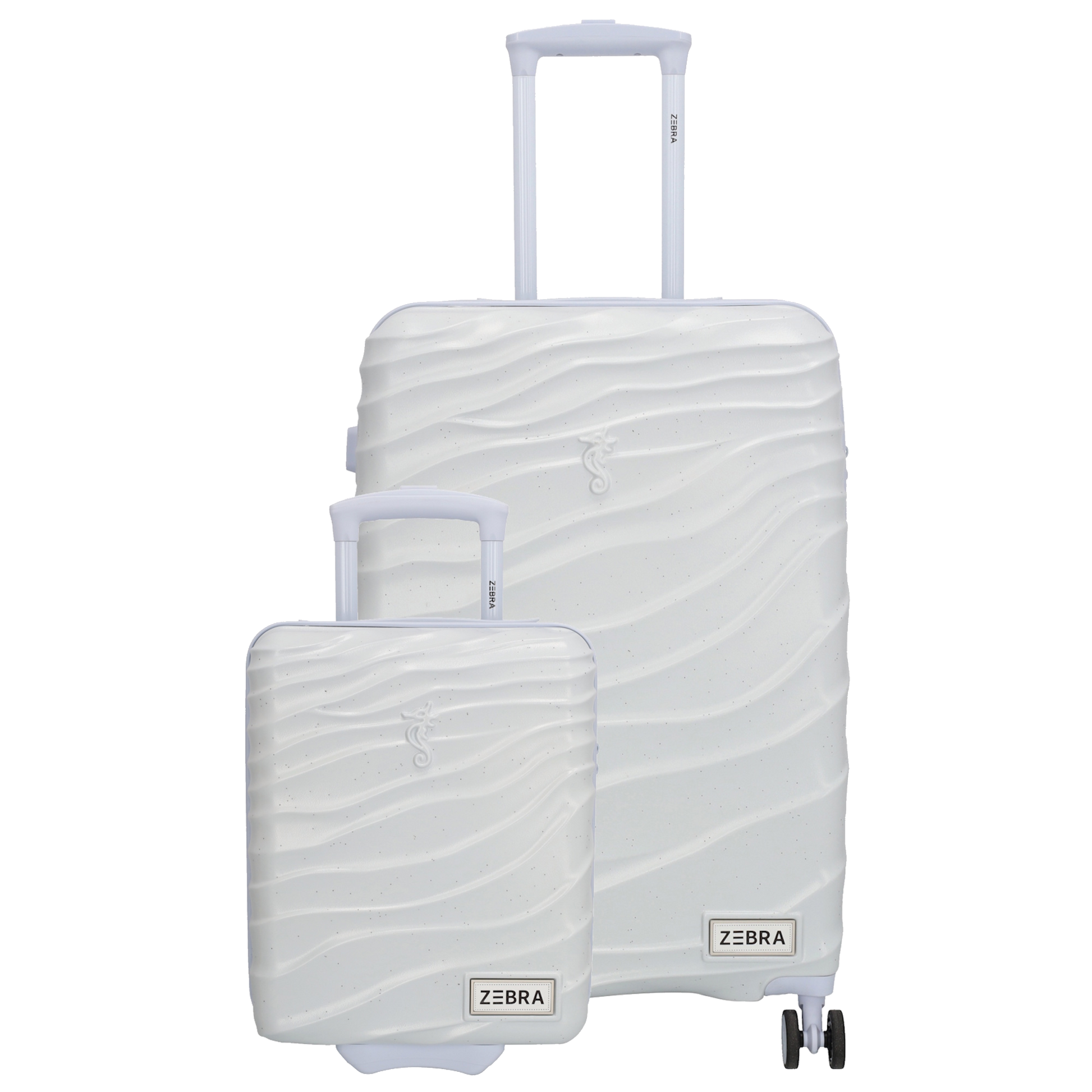 Hartschalen Kofferset in Hellblau 2-teilig aus ABS mit TSA-Schloss - leder-accessoires.com