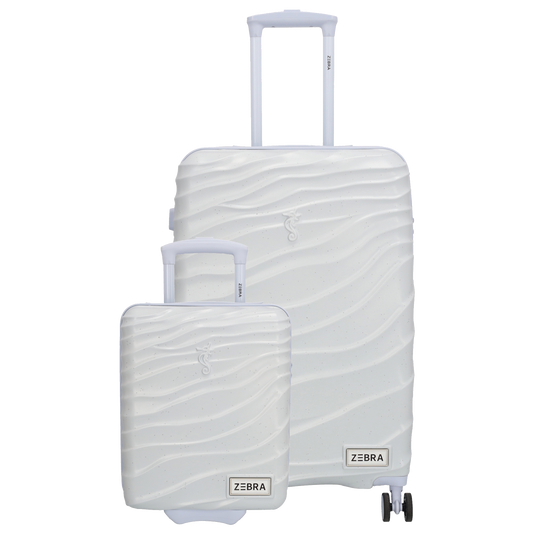 Hartschalen Kofferset in Hellblau 2-teilig aus ABS mit TSA-Schloss - leder-accessoires.com