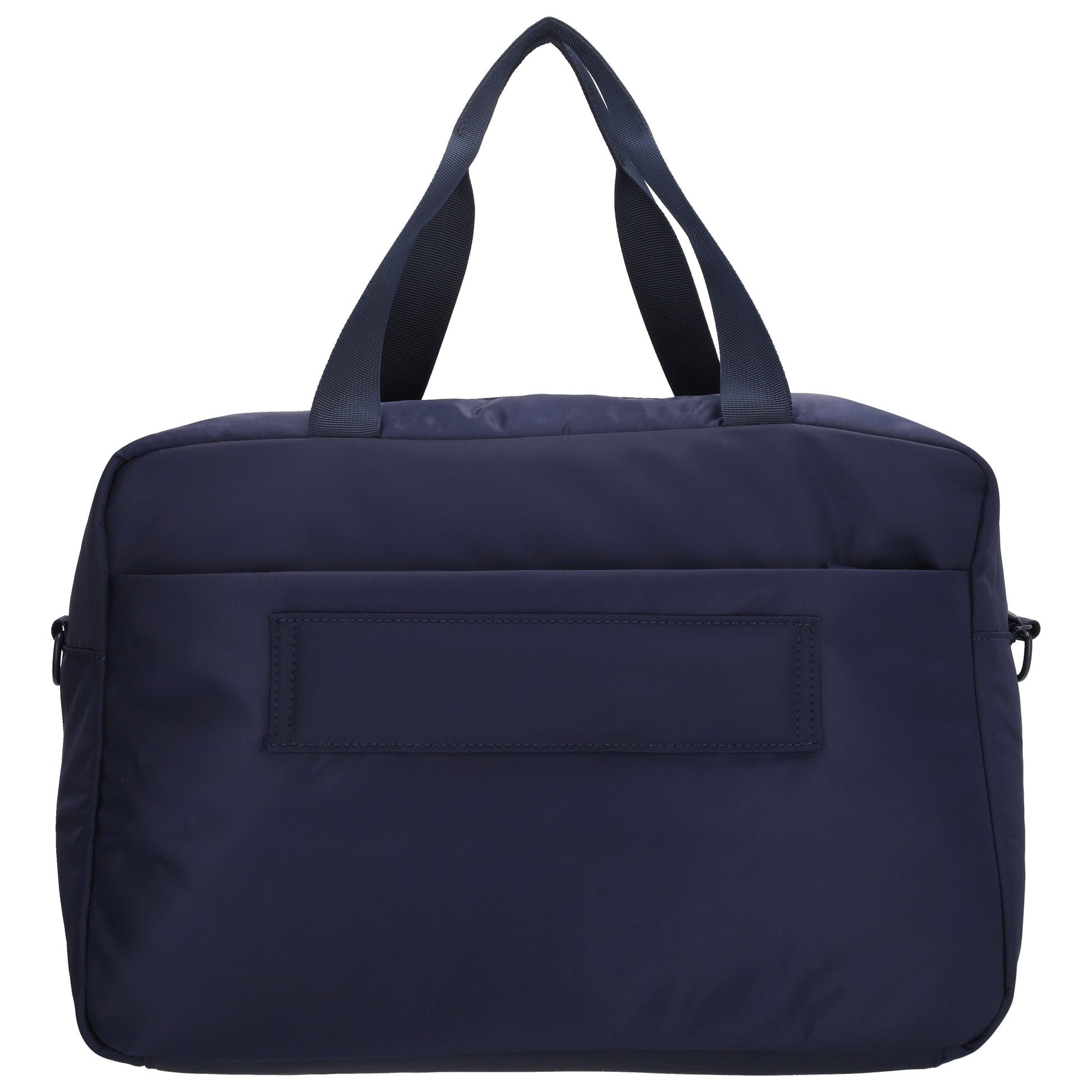 Reisetasche 41 x 28cm in Dunkelblau mit Aufsteckfunktion - leder-accessoires.com