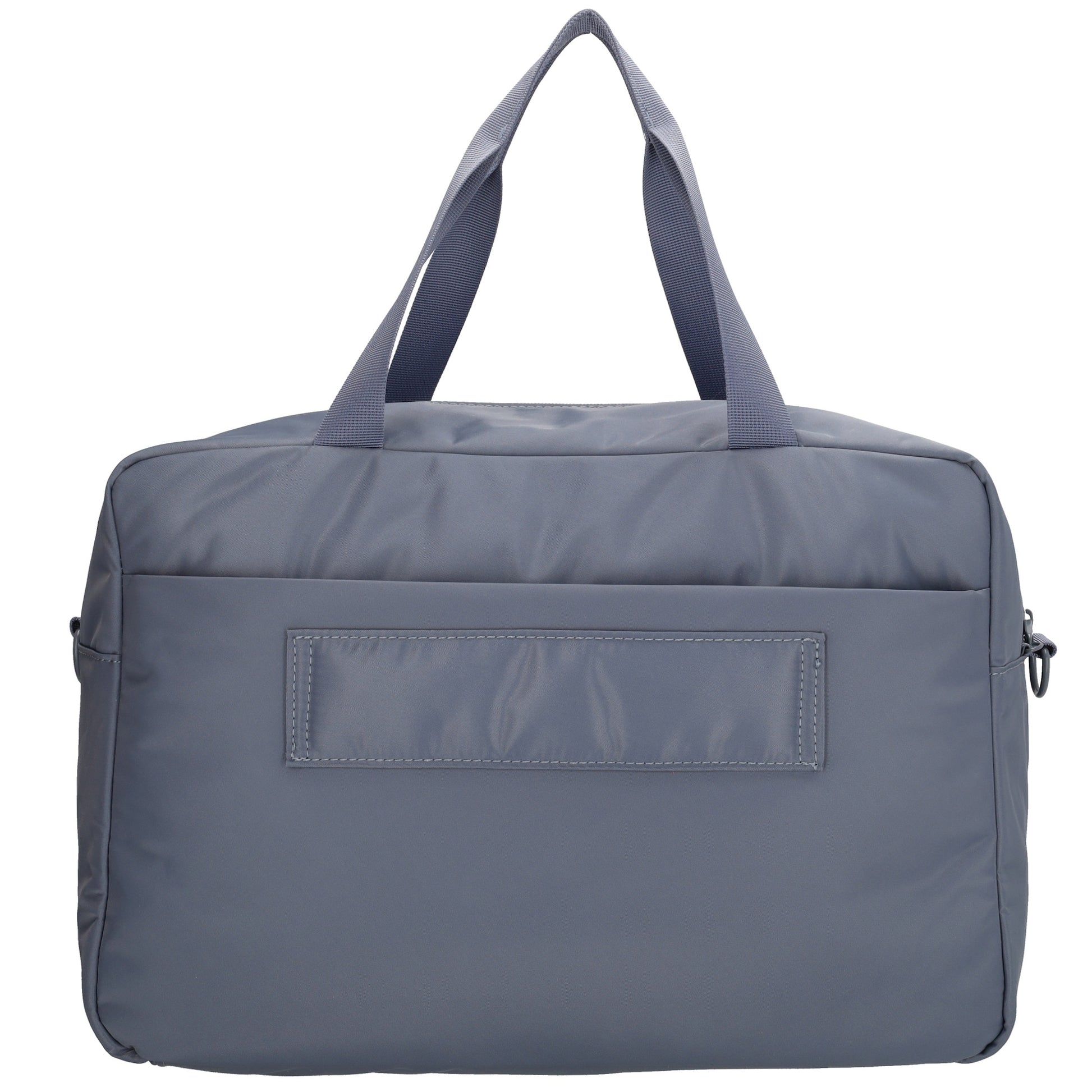 Reisetasche 41 x 28cm in Jeansblau mit Aufsteckfunktion - leder-accessoires.com