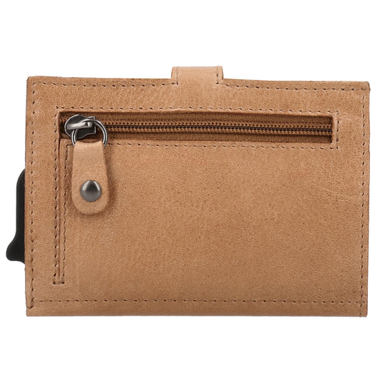 Safety Wallet Natur – Kartenhalter Leder mit RFID Schutz