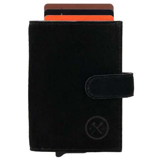 Safety Wallet 7x10cm Schwarz kompakt mit RFID Schutz