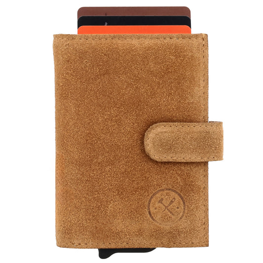 Safety Wallet 7x10cm Kamel kompakt mit RFID Schutz