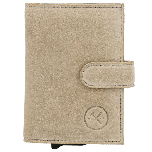 Safety Wallet 7x10cm Sand kompakt mit RFID Schutz