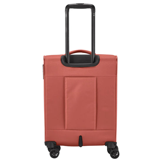 Reisetrolley Travelite "Croatia" 4-Rad 40x55x20cm in Koralle - leder-accessoires.com