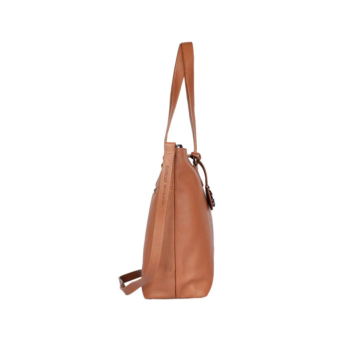 Ledershopper 45x32 cm aus Rindsleder mit praktischen Innenfächern