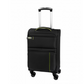 Reisetrolley|Bordgepäck 4-Rad 55cm in Schwarz