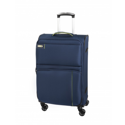 Reisetrolley|Bordgepäck 4-Rad 55cm in Blau