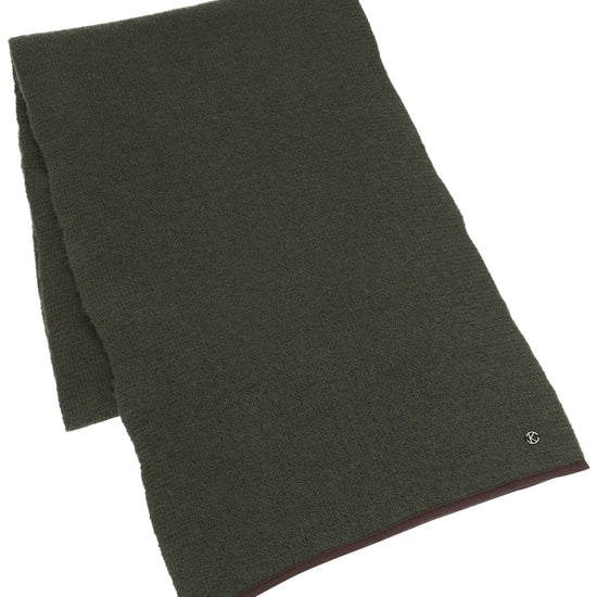 Schal von Kessler in Dunkelgrün aus 100% Schurwolle - leder-accessoires.com