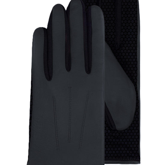 Lederhandschuhe | Spandex in Schwarz mit Touchfunktion - leder-accessoires.com