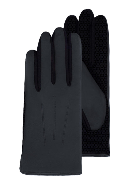 Lederhandschuhe | Spandex in Schwarz mit Touchfunktion - leder-accessoires.com