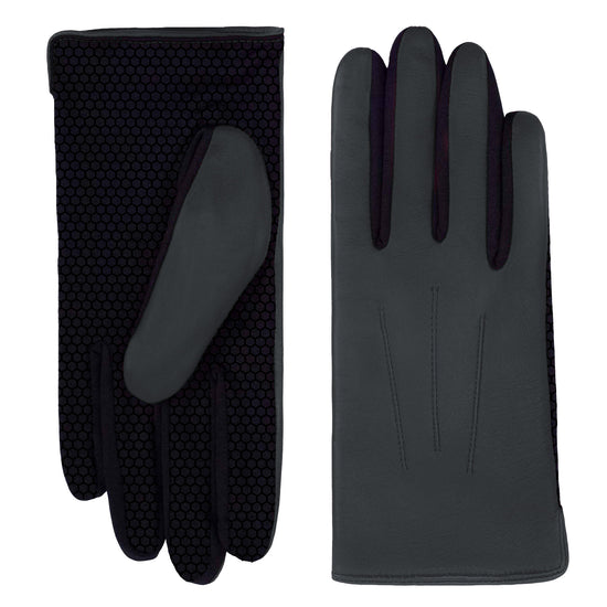 Lederhandschuhe | Spandex in Schwarz mit Touchfunktion - leder-accessoires.com