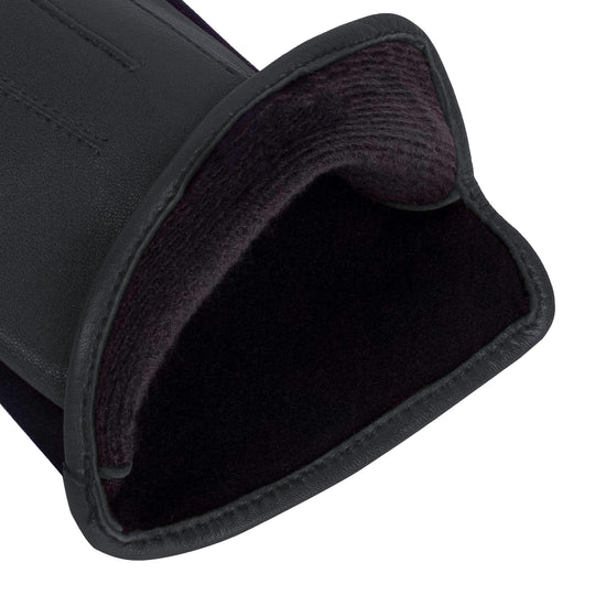 Lederhandschuhe | Spandex in Schwarz mit Touchfunktion - leder-accessoires.com