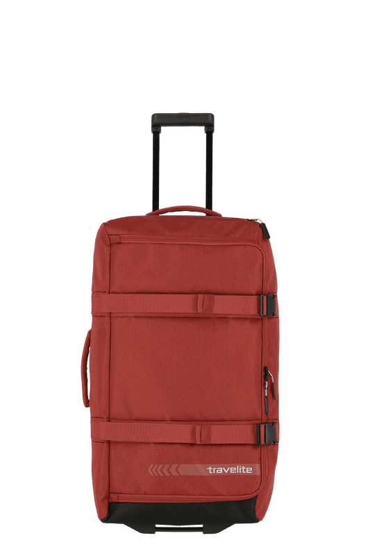 Rollenreisetasche Kick Off L 68 x 37cm in Rot - leder-accessoires.com