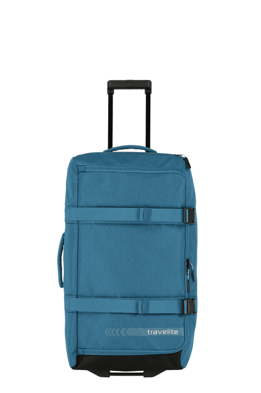 Rollenreisetasche Kick Off L 68 x 37cm in Petrol - leder-accessoires.com