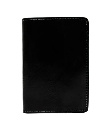 Briefmappe| Passhülle 10 x 14,5cm in Schwarz Steckfächern