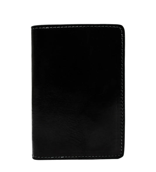 Briefmappe| Passhülle 10 x 14,5cm in Schwarz Steckfächern