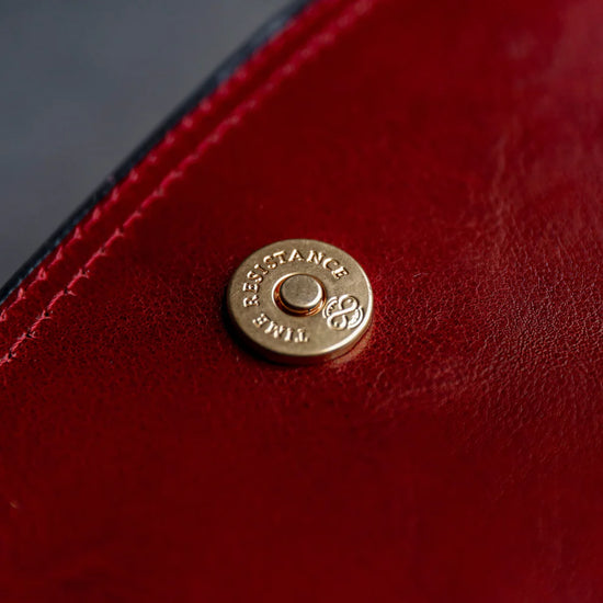 Satteltasche|Crossover 25 x 18cm in Rot aus Leder - leder-accessoires.com