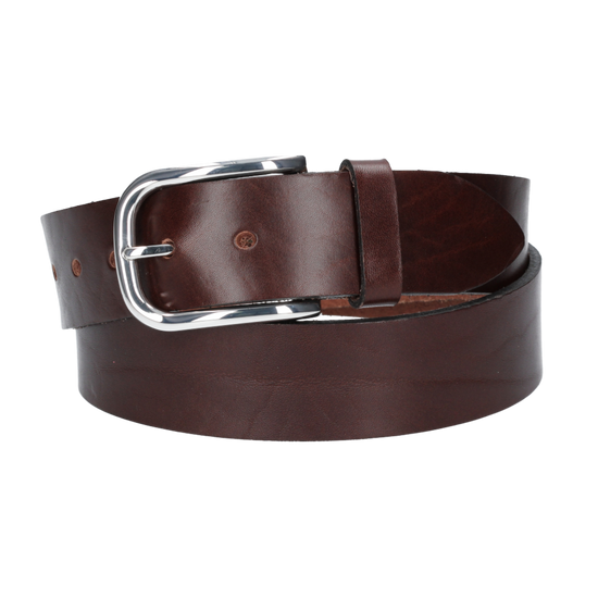 Cognac Ledergürtel 4cm – handgefertigt & hochwertig - leder-accessoires.com