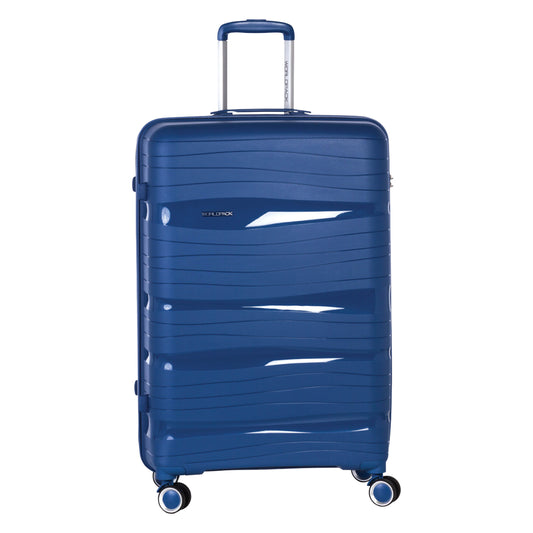 Reisetrolley "Miami" 4-Rad  65cm in Blau|Marine