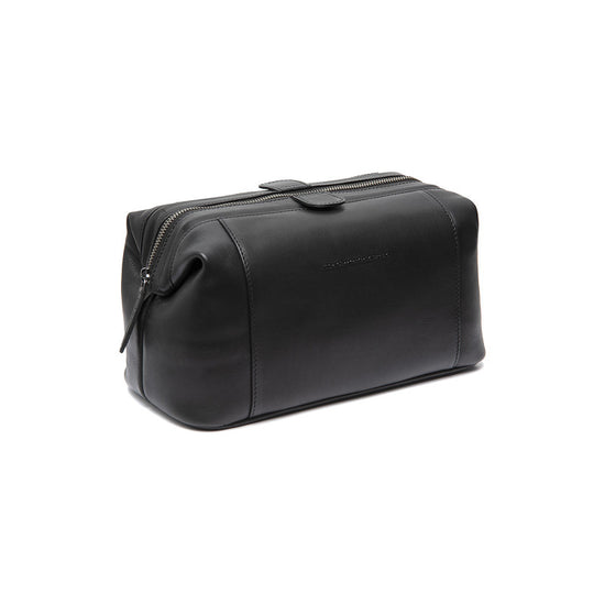 Kulturtasche | Mausefalle 28x14x16cm in Schwarz aus Leder - leder-accessoires.com