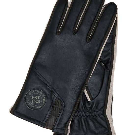 Lederhandschuhe Herren in Dunkelblau mit Touch-Funktion - leder-accessoires.com