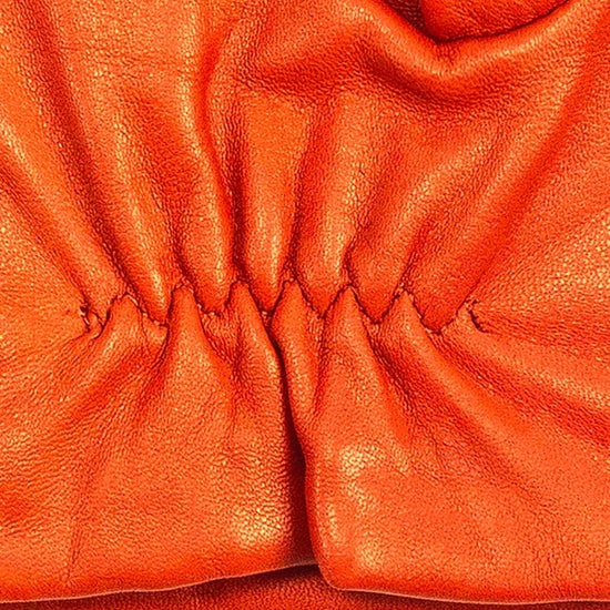 Handschuhe Damen in Orange aus Lammleder - leder-accessoires.com