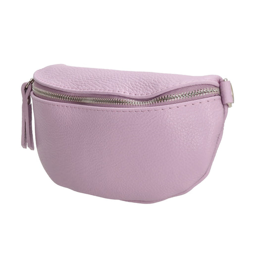 Bodybag 23x13cm in Flieder mit Reißverschluss