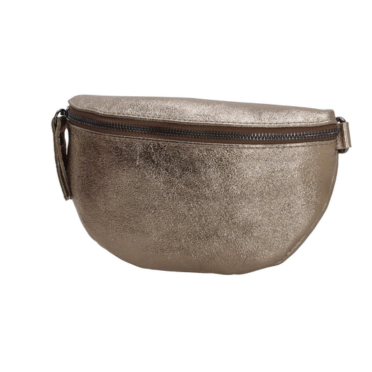Bodybag 23x13cm in Bronze mit Reißverschluss