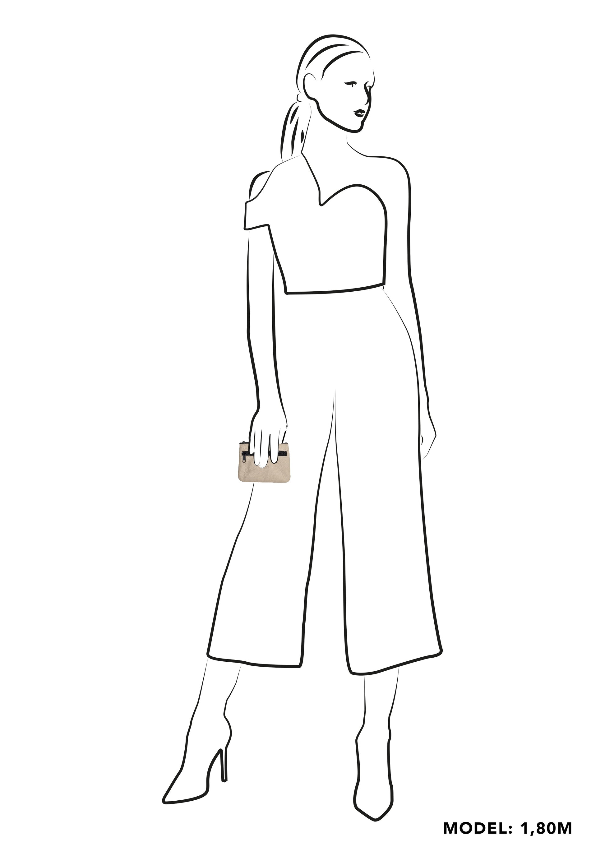 Schlüsseletui 13,5x9cm in Grau aus Leder mit Reißverschluss - leder-accessoires.com