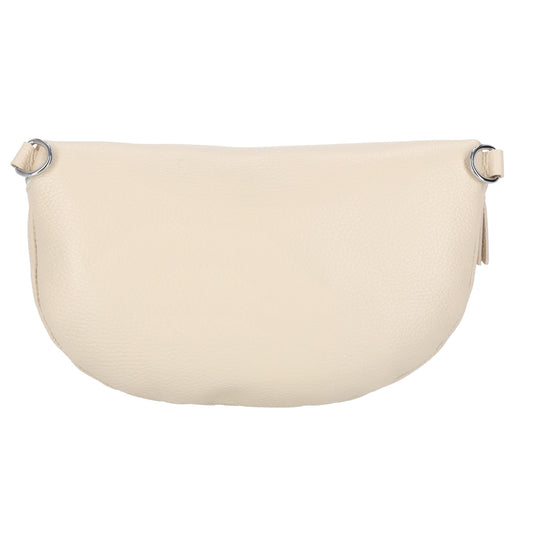 Bodybag 27x17cm in Beige mit Reißverschluss