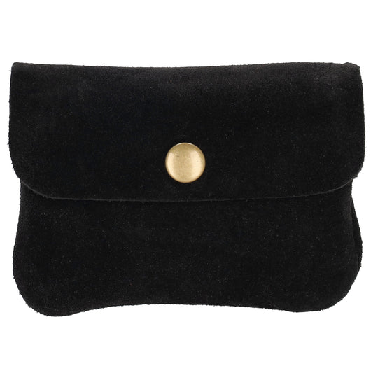 Lederbörse Nappa Mini 11x7,5cm in Schwarz - leder-accessoires.com