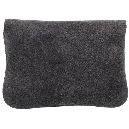 Lederbörse Nappa Mini 11x7,5cm in Grau|Anthrazit - leder-accessoires.com