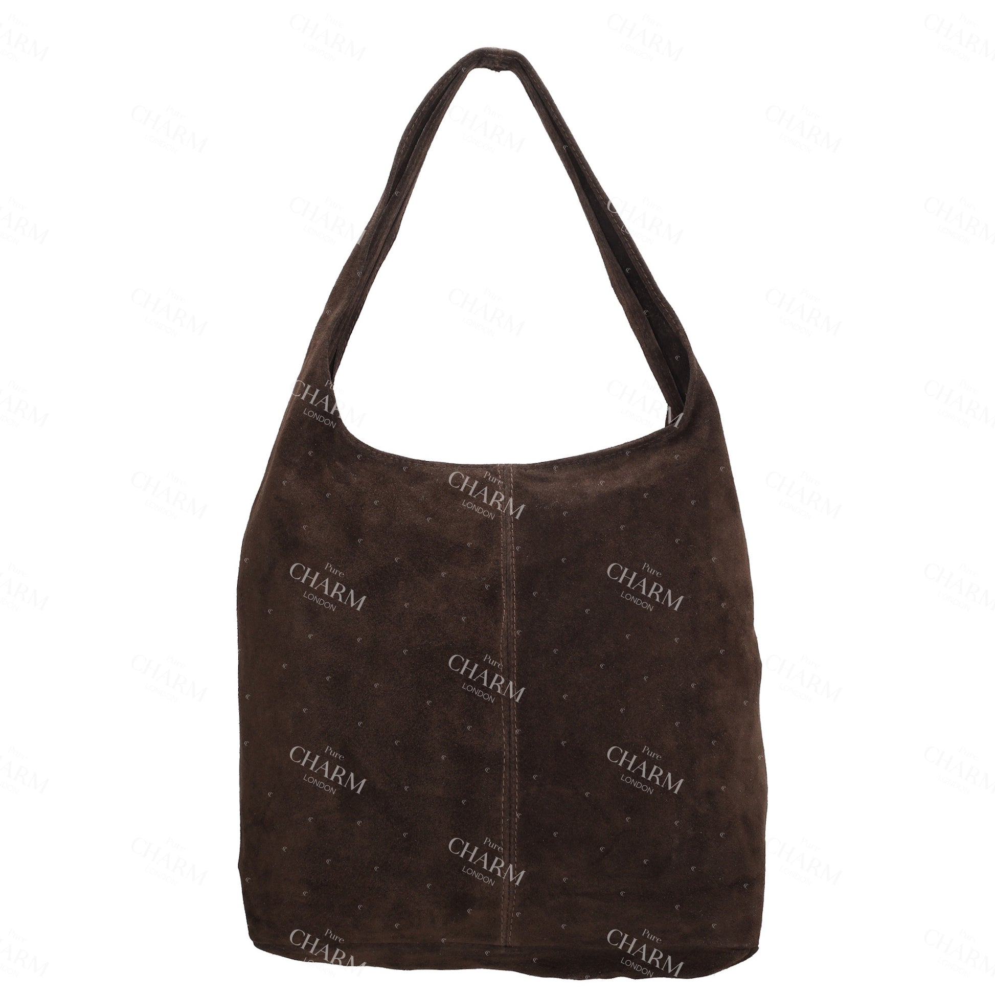 Umhängetasche 36,5x30cm in Braun mit Reißverschluss - leder-accessoires.com