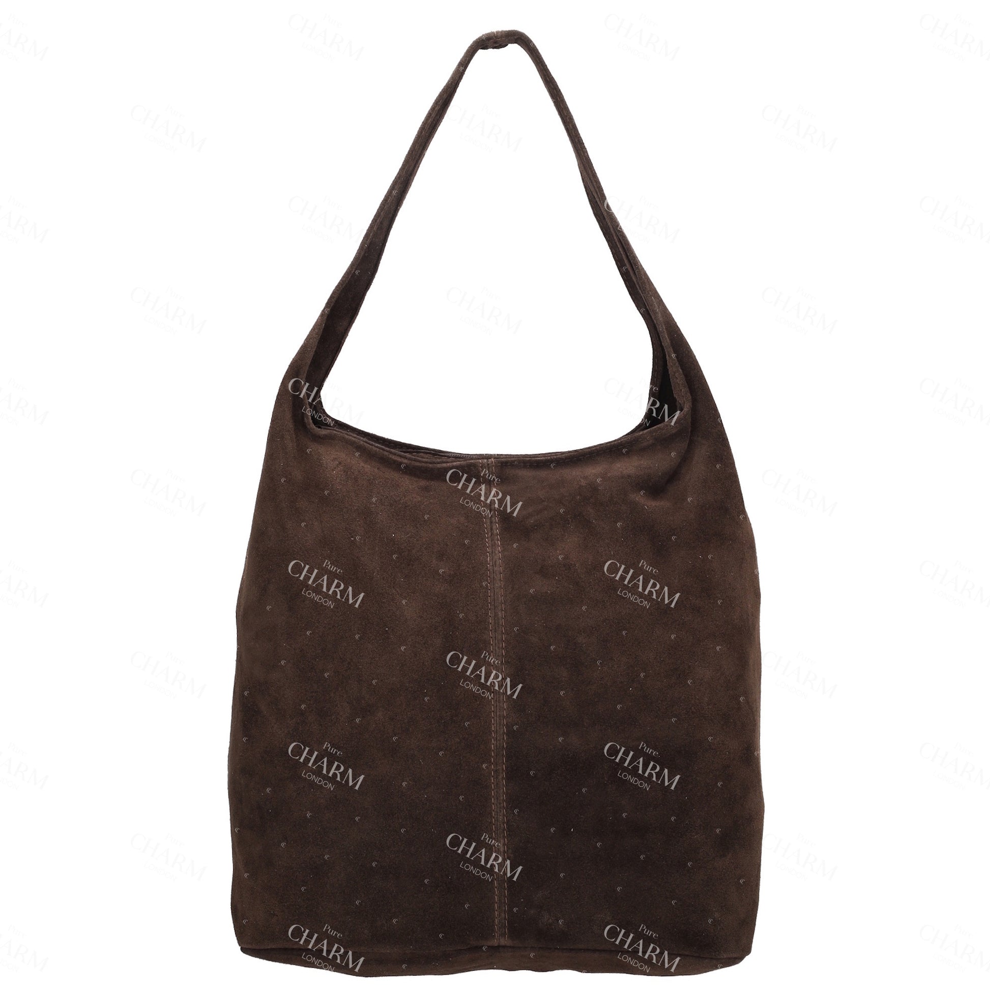 Umhängetasche 36,5x30cm in Braun mit Reißverschluss - leder-accessoires.com