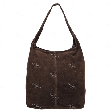 Umhängetasche 36,5x30cm in Braun mit Reißverschluss - leder-accessoires.com