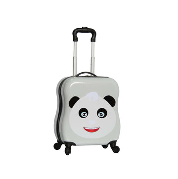 Reisetrolley "Panda" 4-Rad 50cm in Grau - leder-accessoires.com