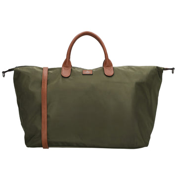 Reisetasche 65 x 36cm in Olivgrün mit Reißverschluss und Aufsteckfunktion