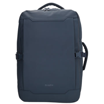 Rucksack 48x32x18cm in Dunkelblau mit Brustgurt und Aufsteckfunktion - leder-accessoires.com