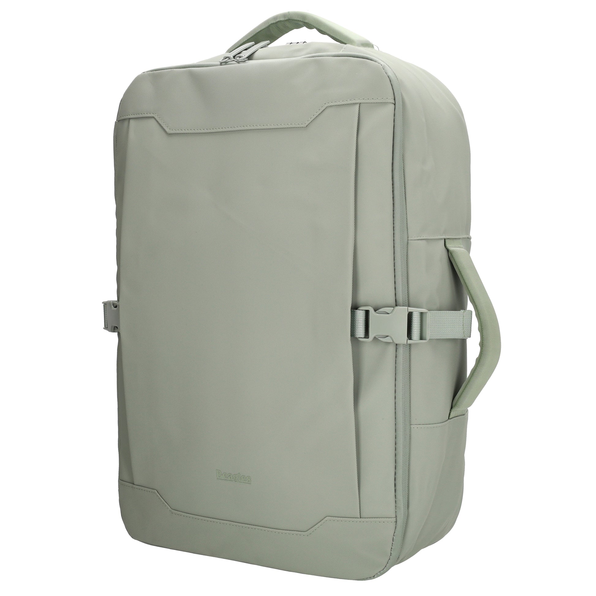 Rucksack 48x32x18cm in Mint mit Brustgurt und Aufsteckfunktion - leder-accessoires.com