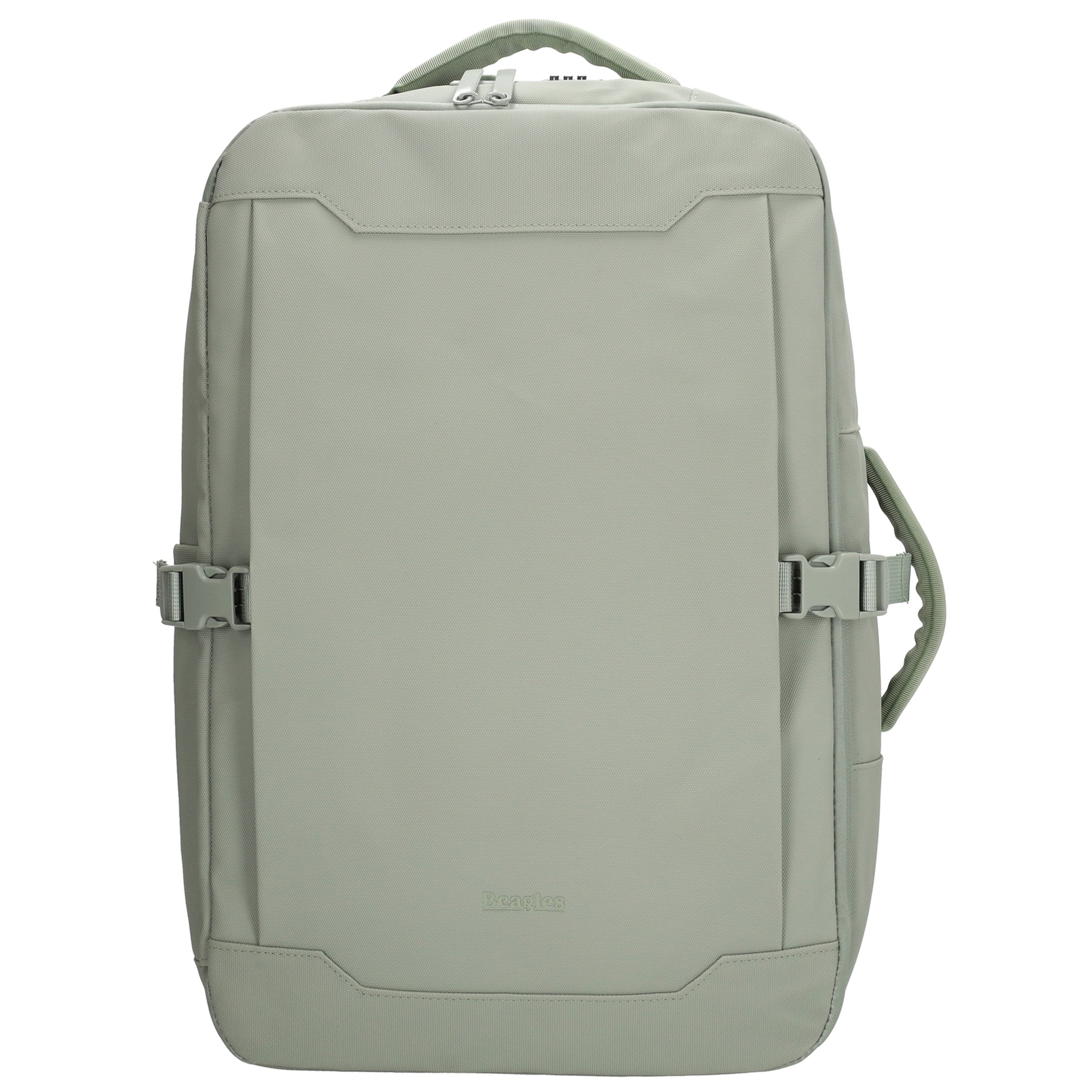 Rucksack 48x32x18cm in Mint mit Brustgurt und Aufsteckfunktion - leder-accessoires.com
