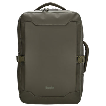 Rucksack 48x32x18cm in Dunkelgrün mit Brustgurt und Aufsteckfunktion - leder-accessoires.com