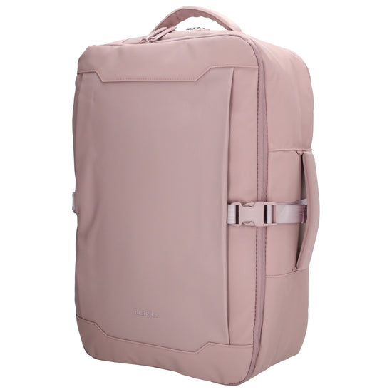 Rucksack 48x32x18cm in Rosa mit Brustgurt und Aufsteckfunktion - leder-accessoires.com