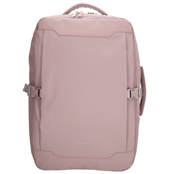 Rucksack 48x32x18cm in Rosa mit Brustgurt und Aufsteckfunktion - leder-accessoires.com