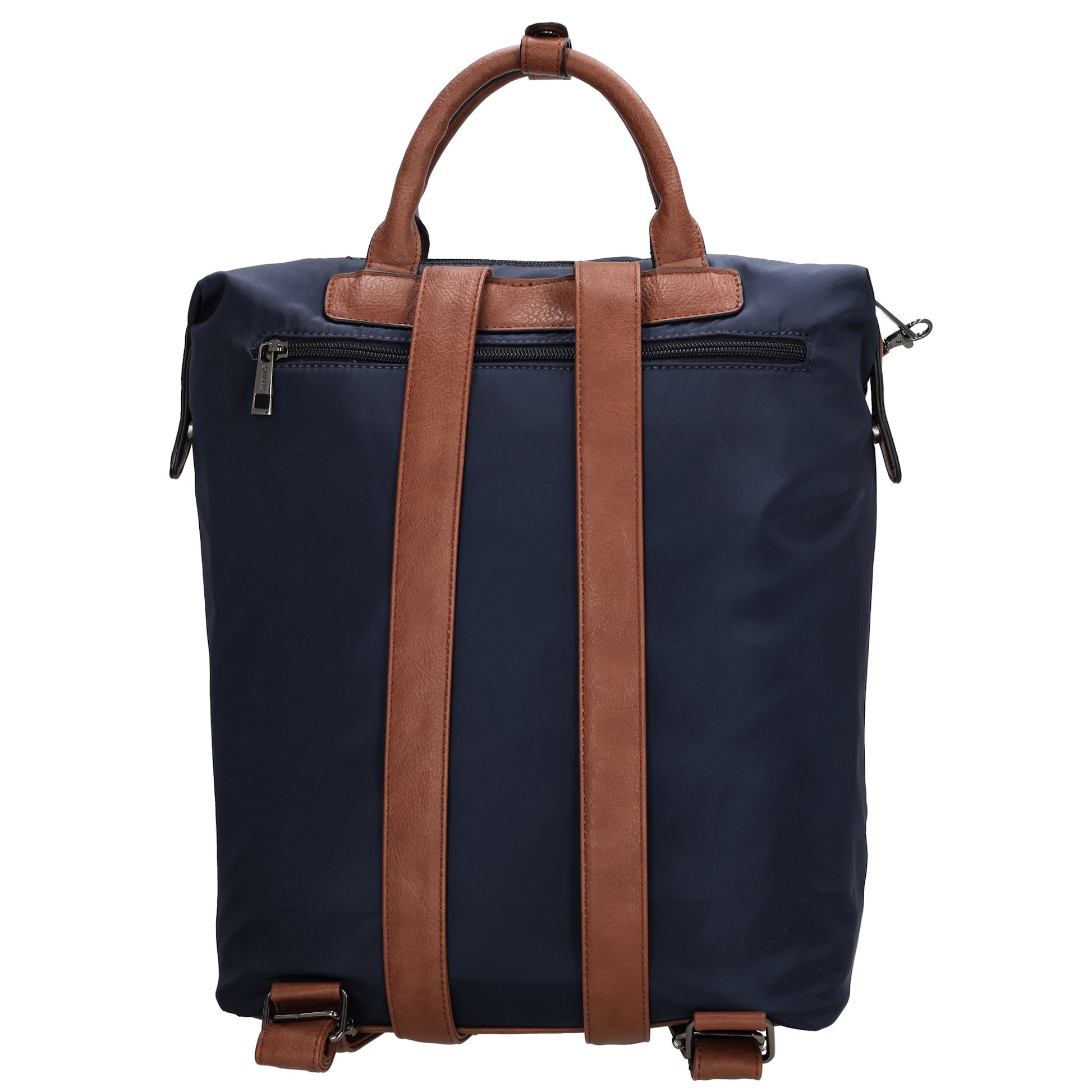 Rucksack 28 x 40cm in Blau aus Nylon|Polyester mit Reißverschluss - leder-accessoires.com