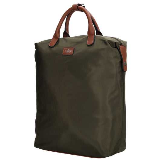 Rucksack 28 x 40cm in  Grün aus Nylon|Polyester mit Reißverschluss