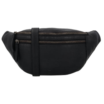 Leder Bodybag  29x18 cm in Schwarz - leder-accessoires.com
