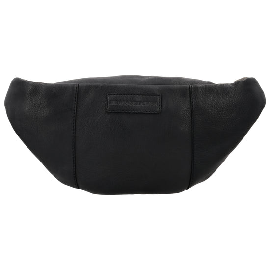 Leder Bodybag  29x18 cm in Schwarz - leder-accessoires.com