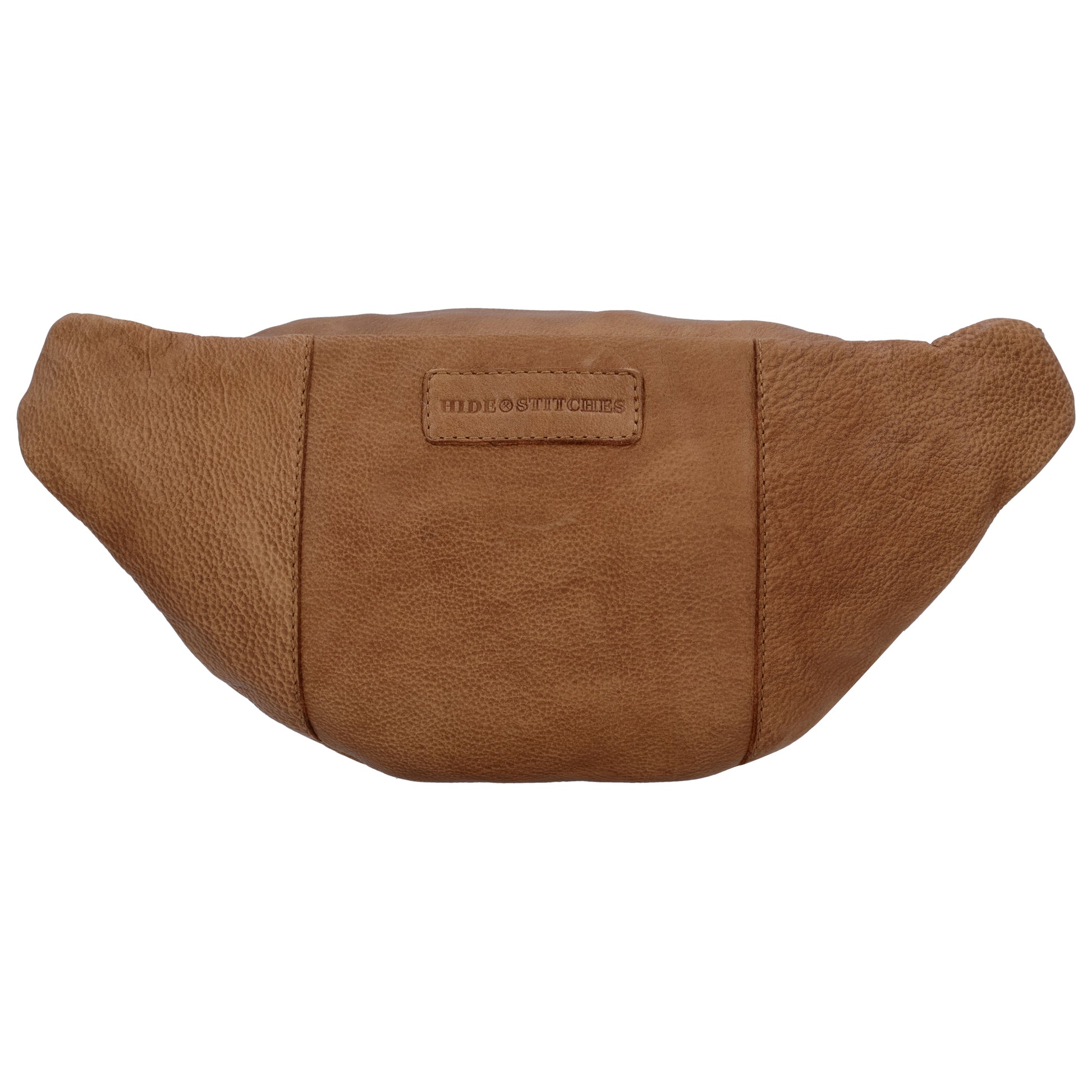 Leder Bodybag  29x18 cm in Cognac - leder-accessoires.com