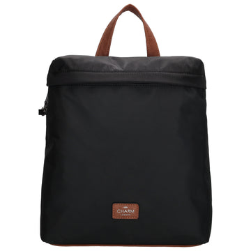 Rucksack 26 x 29cm in Schwarz aus Nylon|Polyester - leder-accessoires.com